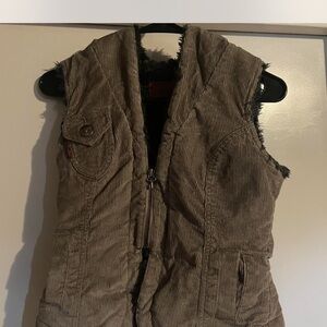 Levi's Women's Tan Corduroy Vest
